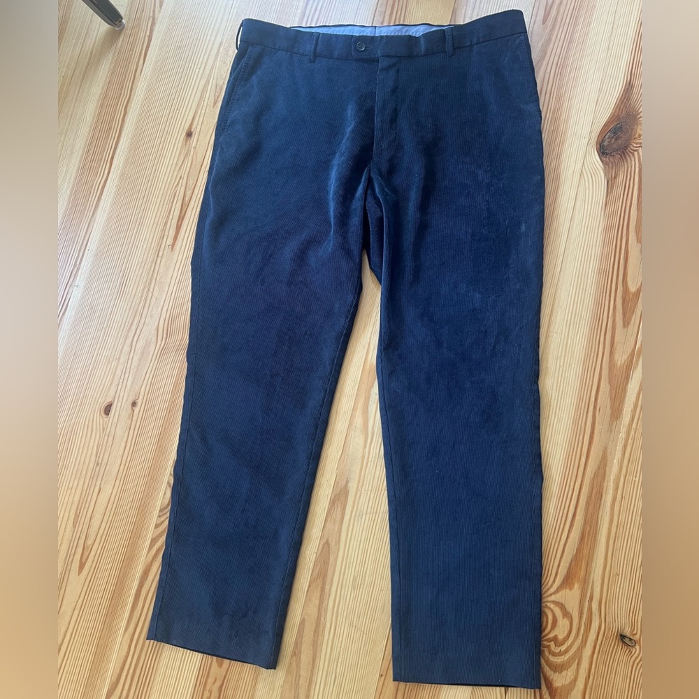 Peter Millar Navy Corduroy Pants